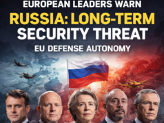 यूरोपीय नेताओं की चेतावनी: रूस दीर्घकालिक सुरक्षा खतरा, EU की रक्षा स्वायत्तता मजबूत करने का आह्वान