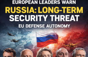 यूरोपीय नेताओं की चेतावनी: रूस दीर्घकालिक सुरक्षा खतरा, EU की रक्षा स्वायत्तता मजबूत करने का आह्वान